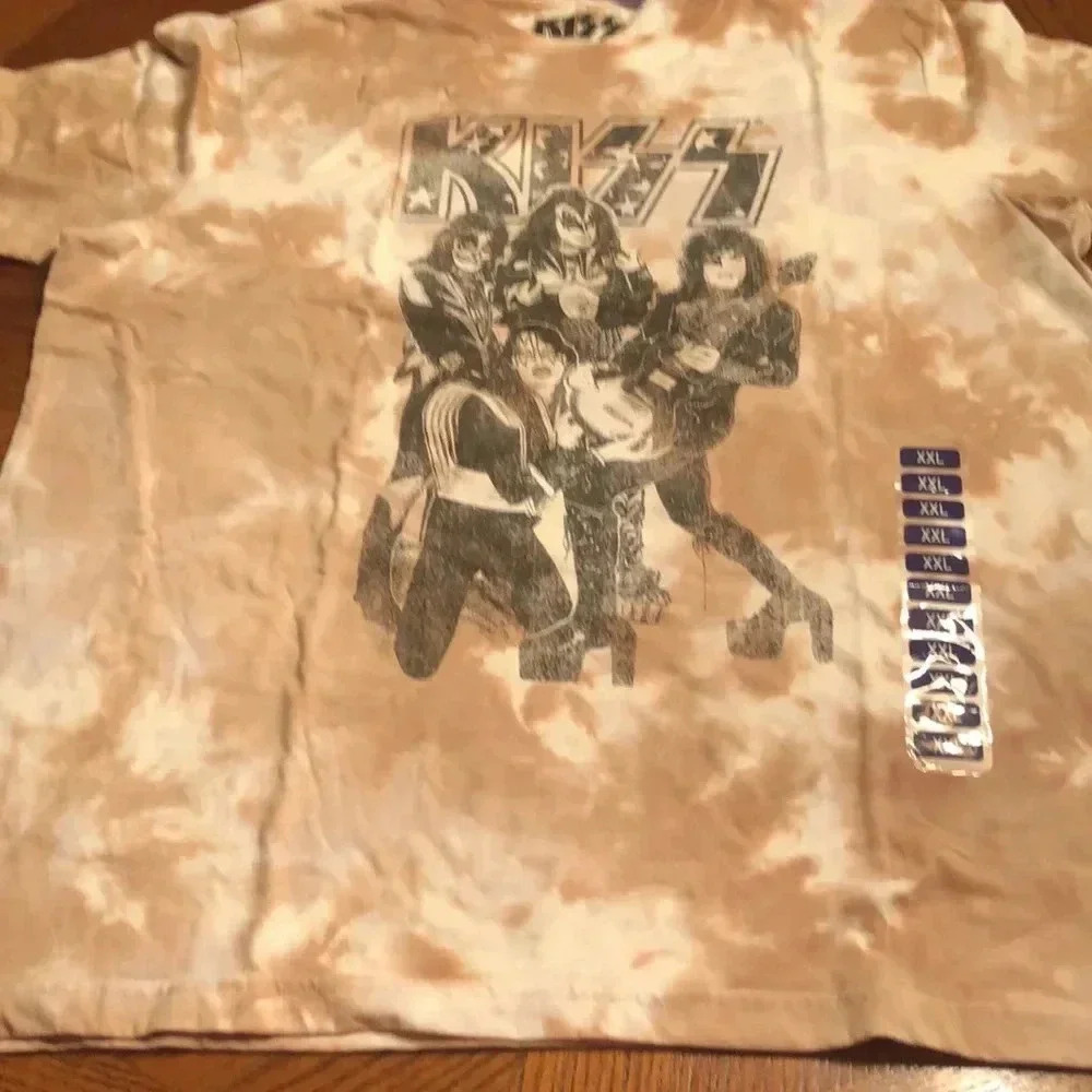 Kiss Band Original Members Hotter Than Hell Era Tee Shirt - Picture 4 of 8